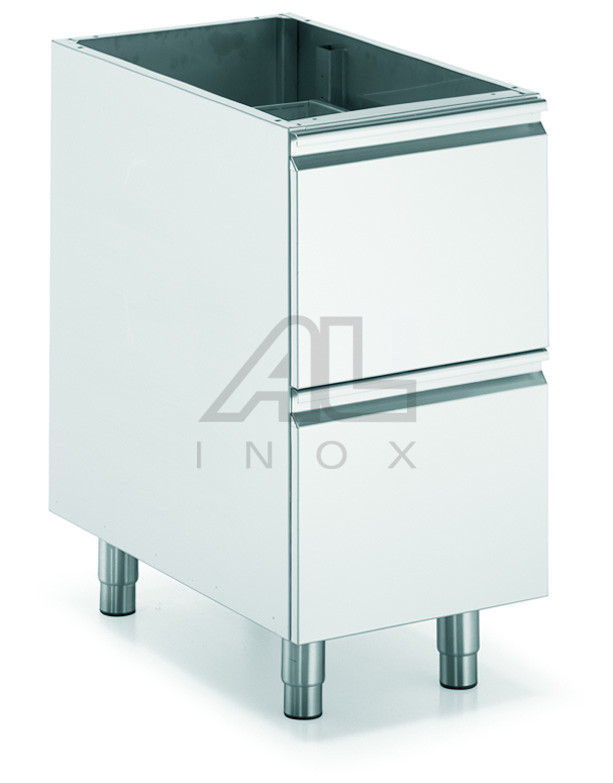 SCHUBLADENSCHRANK MIT 2 SCHUBLADEN FÜR MODULARER TISCHAUFBAU – CSC2