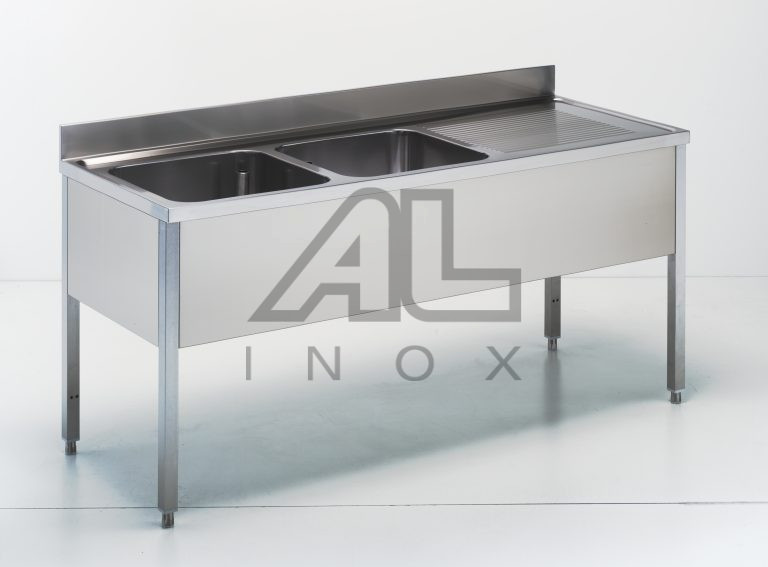 SINK ON LEGS WITH 1 SINK – L6