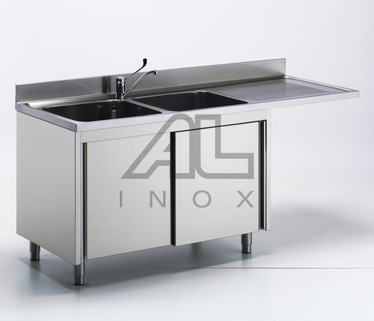 WASHBASIN CUPBOARD WITH DISHWASHER PLACEMENT1 SINK AND LEFT DRAINER – LAI7