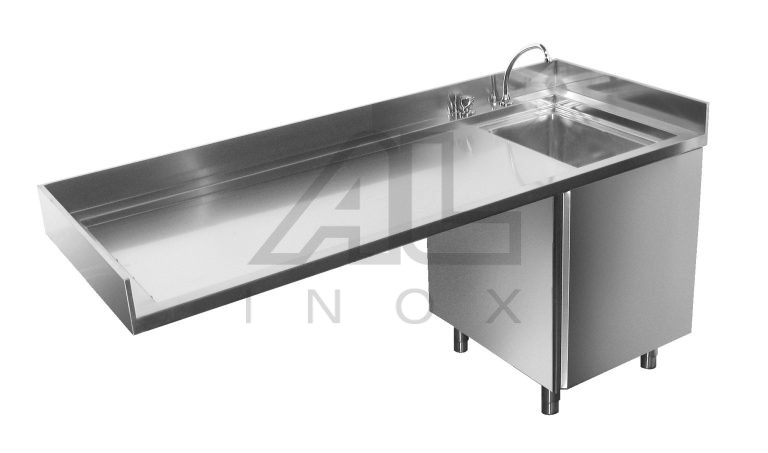 TAVOLO A SBALZO PER PREPARAZIONE PESCE TAVOLO REFRIGERATO – TPPS