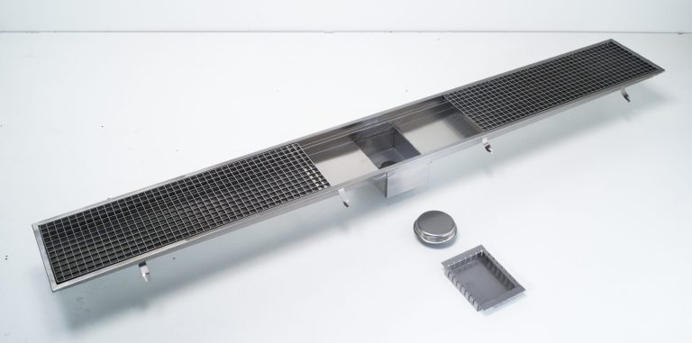 Piletta sifonata con grigliato inox – VPP